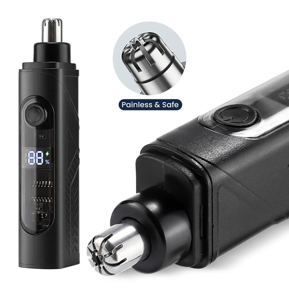 Tondeuse électrique pour le nez, mini tondeuse portable pour hommes et femmes, idéale pour les oreilles, le cou et les sourcils
