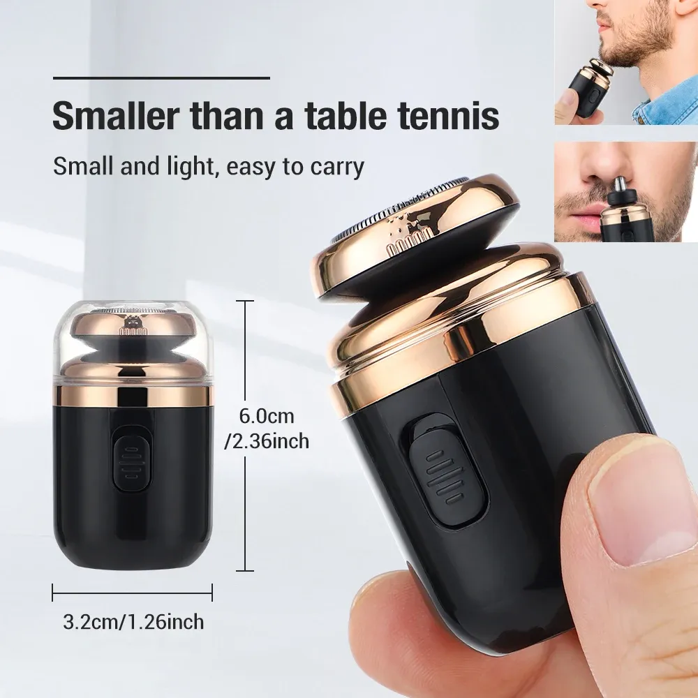 Tondeuse électrique pour le nez, mini tondeuse portable pour hommes et femmes, idéale pour les oreilles, le cou et les sourcils 7