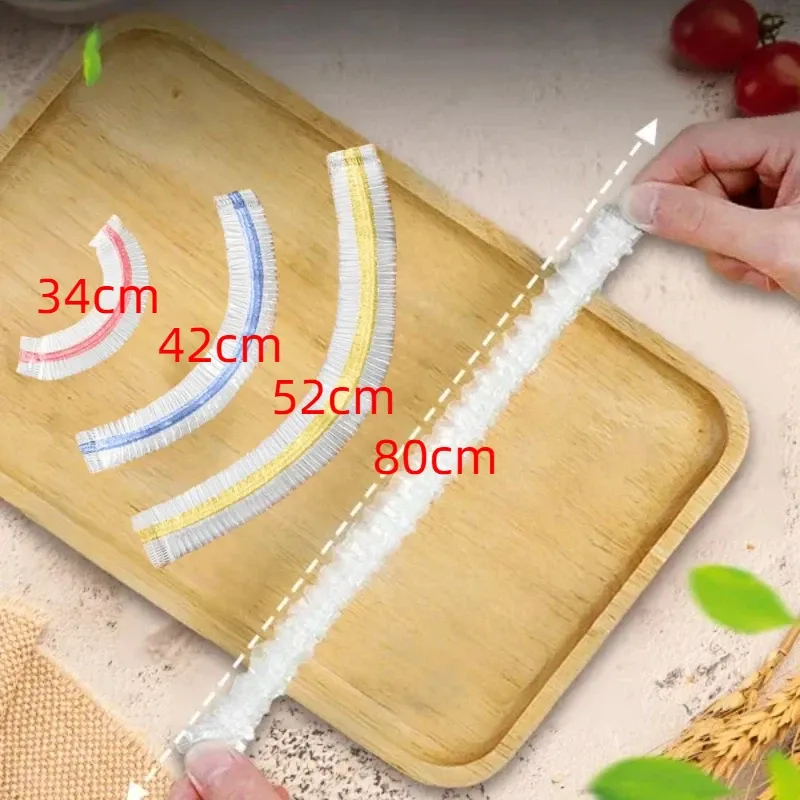 Housses de conservation alimentaire réutilisables en silicone élastique pour bols, assiettes et fruits - Image 1