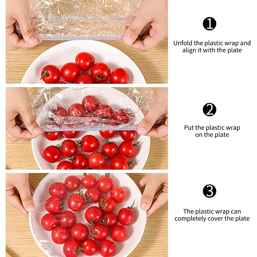 Housses de conservation alimentaire réutilisables en silicone élastique pour bols, assiettes et fruits 3