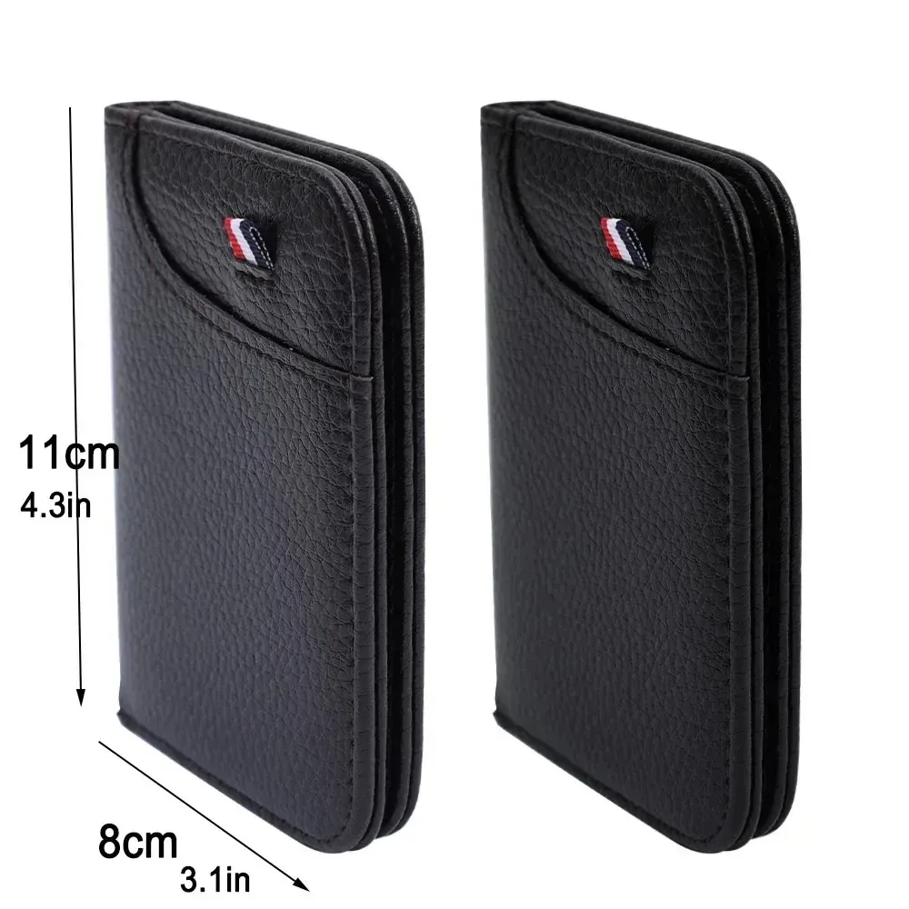 Portefeuille en cuir PU souple