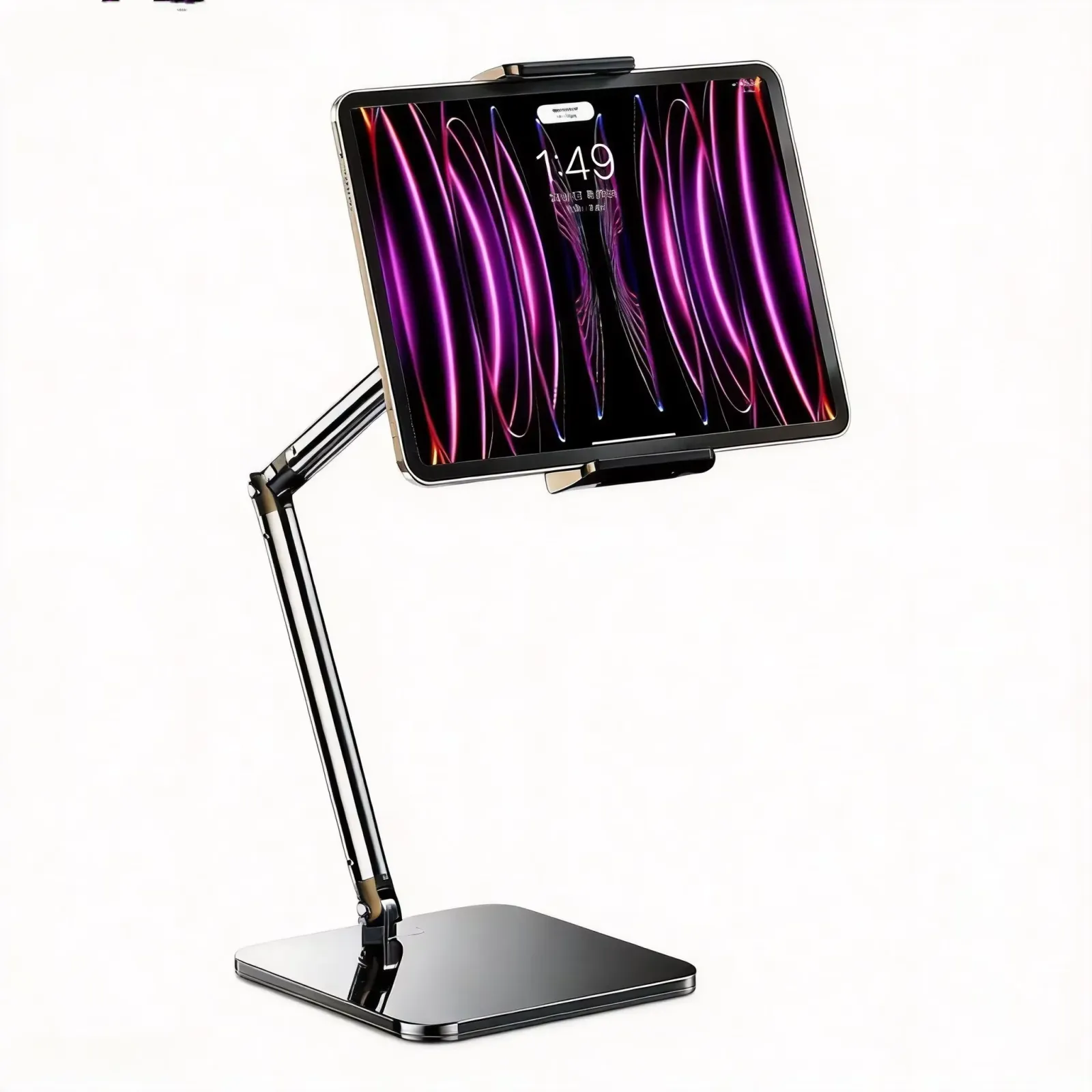 Support ergonomique réglable pour tablette et smartphone, vue d’ensemble