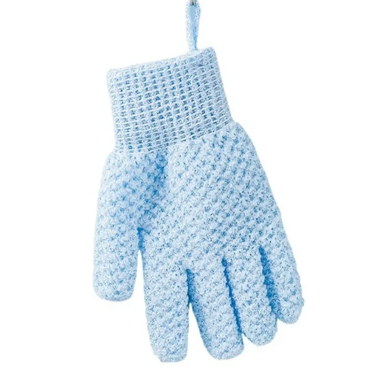 Gant de douche exfoliant à cinq doigts avec grip, pour gommage corporel et bain de boue 5
