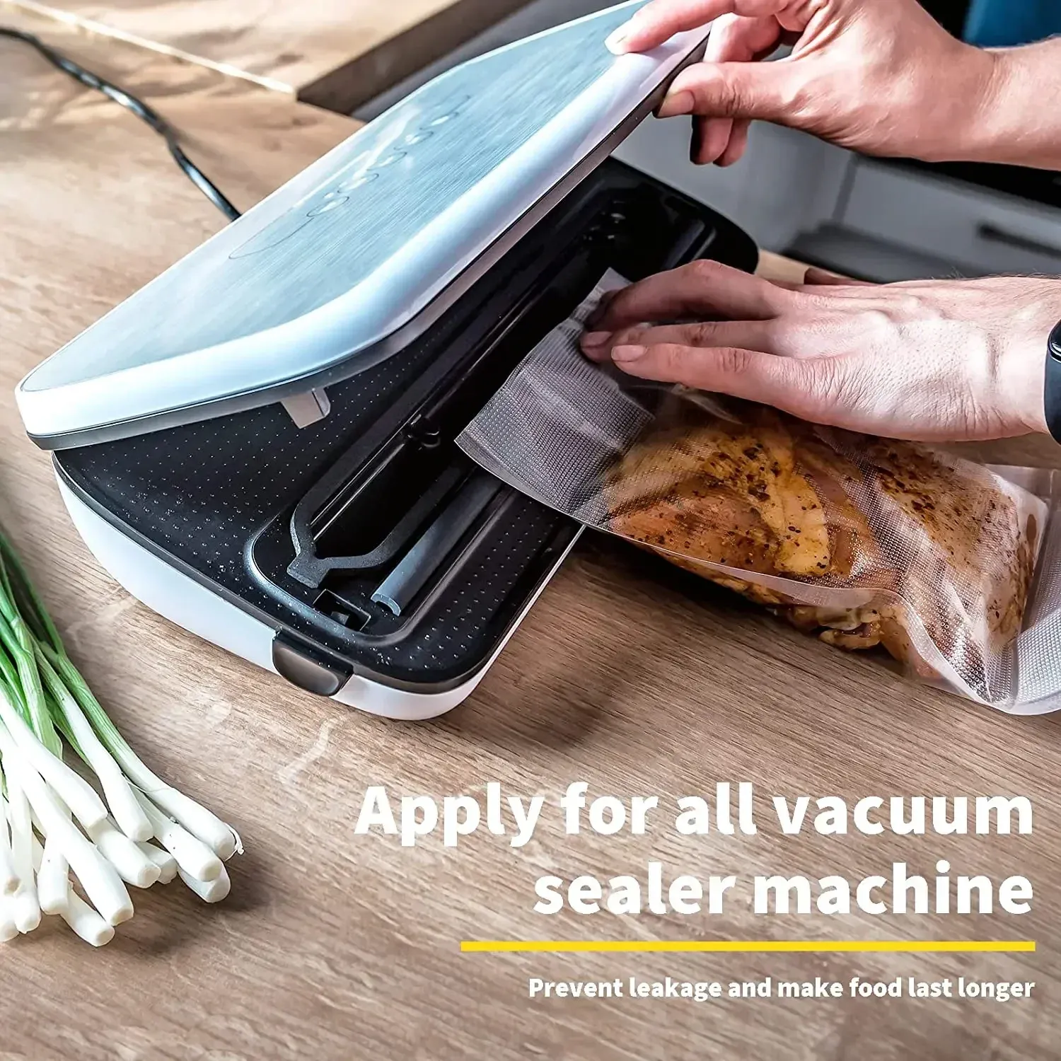 Sacs de scellage sous vide, vue d'ensemble finale
