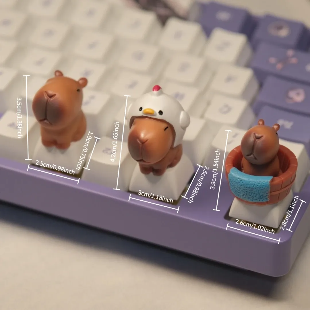Capuchons Capybara, finitions et couleurs