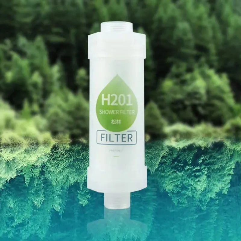 Filtre à eau de douche 3 en 1 : élimination du chlore, protection des cheveux et de la peau, compatible avec la plupart des douches