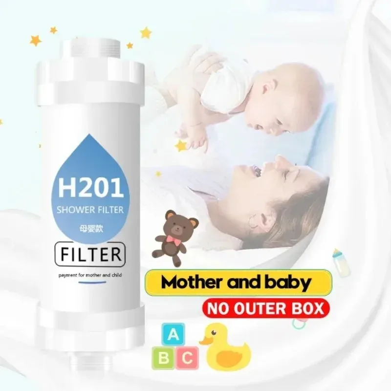 Filtre à eau de douche 3 en 1 : élimination du chlore, protection des cheveux et de la peau, compatible avec la plupart des douches 5