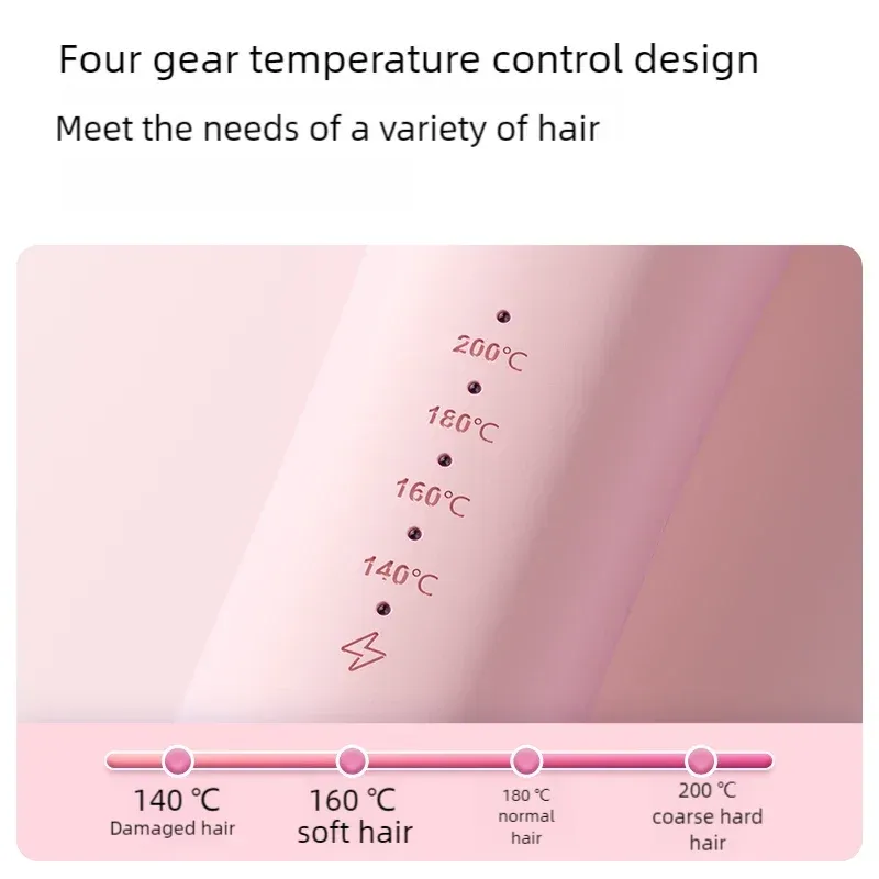 Fer à friser professionnel en céramique 32 mm, baguette électrique pour boucles 4