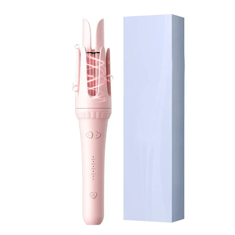 Fer à friser professionnel en céramique 32 mm, baguette électrique pour boucles 7