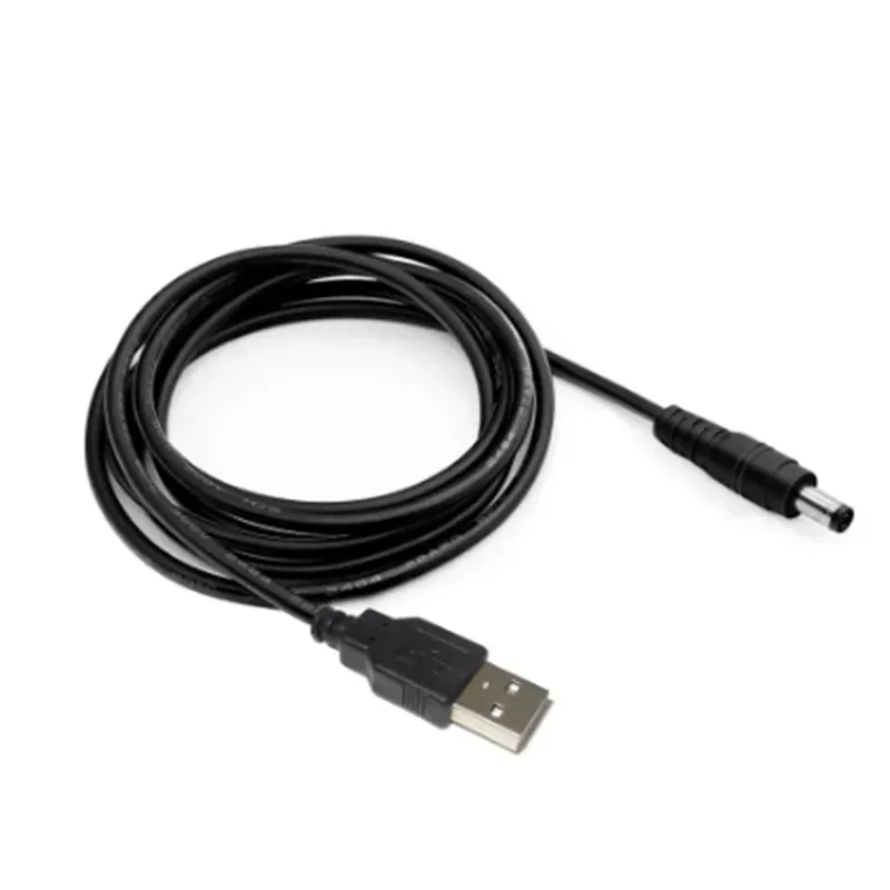 Câble d'alimentation USB vers DC 5,5 x 2,1 mm 5 V avec 8 connecteurs interchangeables 2