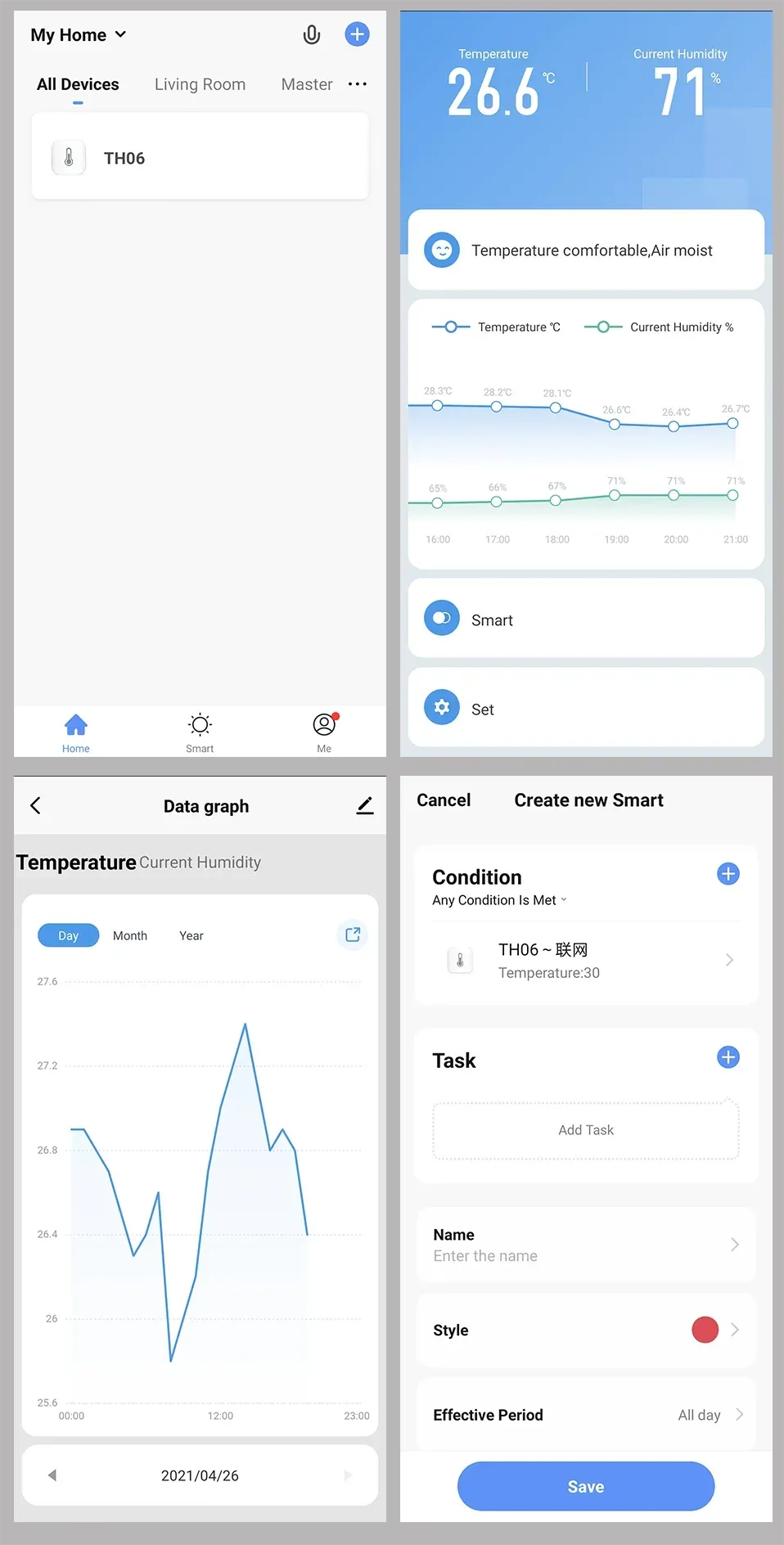 Présentation de l'application de suivi