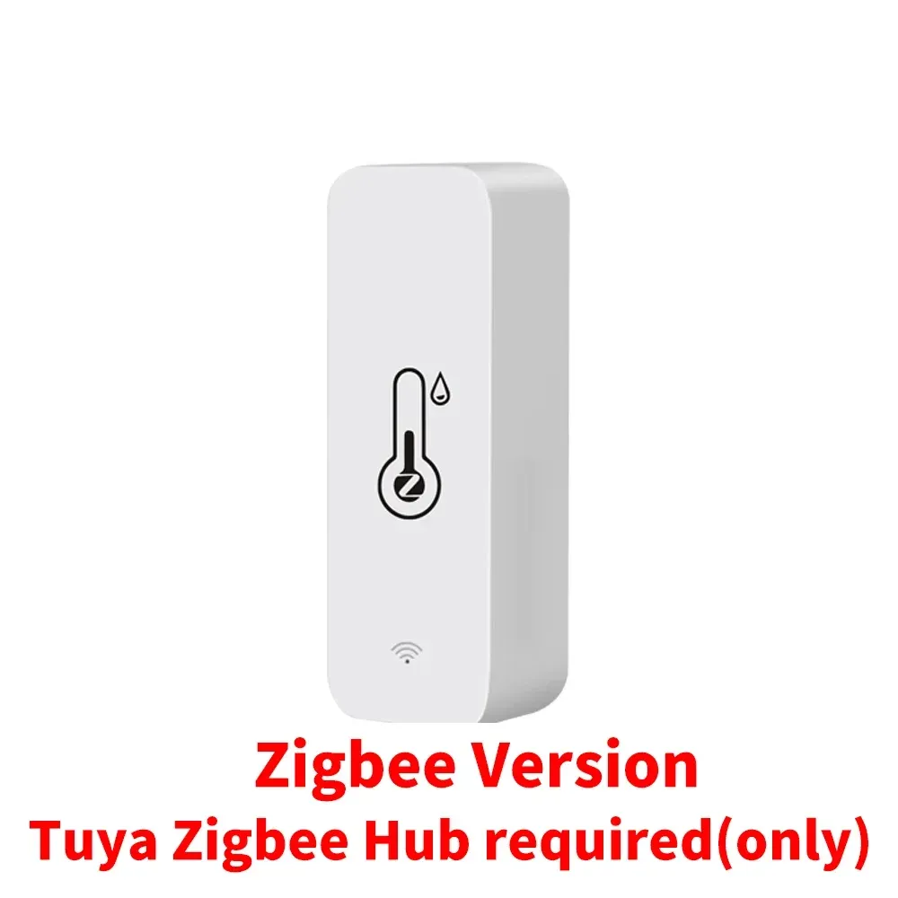 Capteur intelligent de température et d'humidité Tuya WiFi Zigbee, hygromètre d'intérieur avec suivi via application, compatible Google Home, SmartLife et Alexa 7