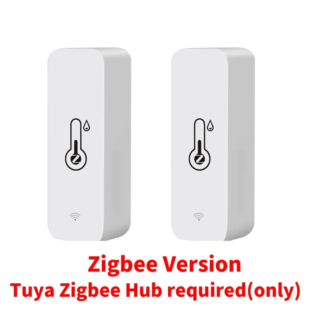 Capteur intelligent de température et d'humidité Tuya WiFi Zigbee, hygromètre d'intérieur avec suivi via application, compatible Google Home, SmartLife et Alexa 9