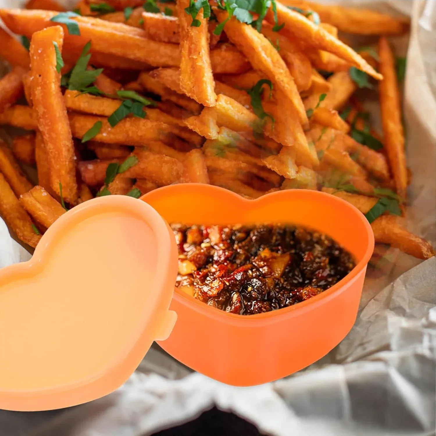 Mini boîtes à sauce élégantes