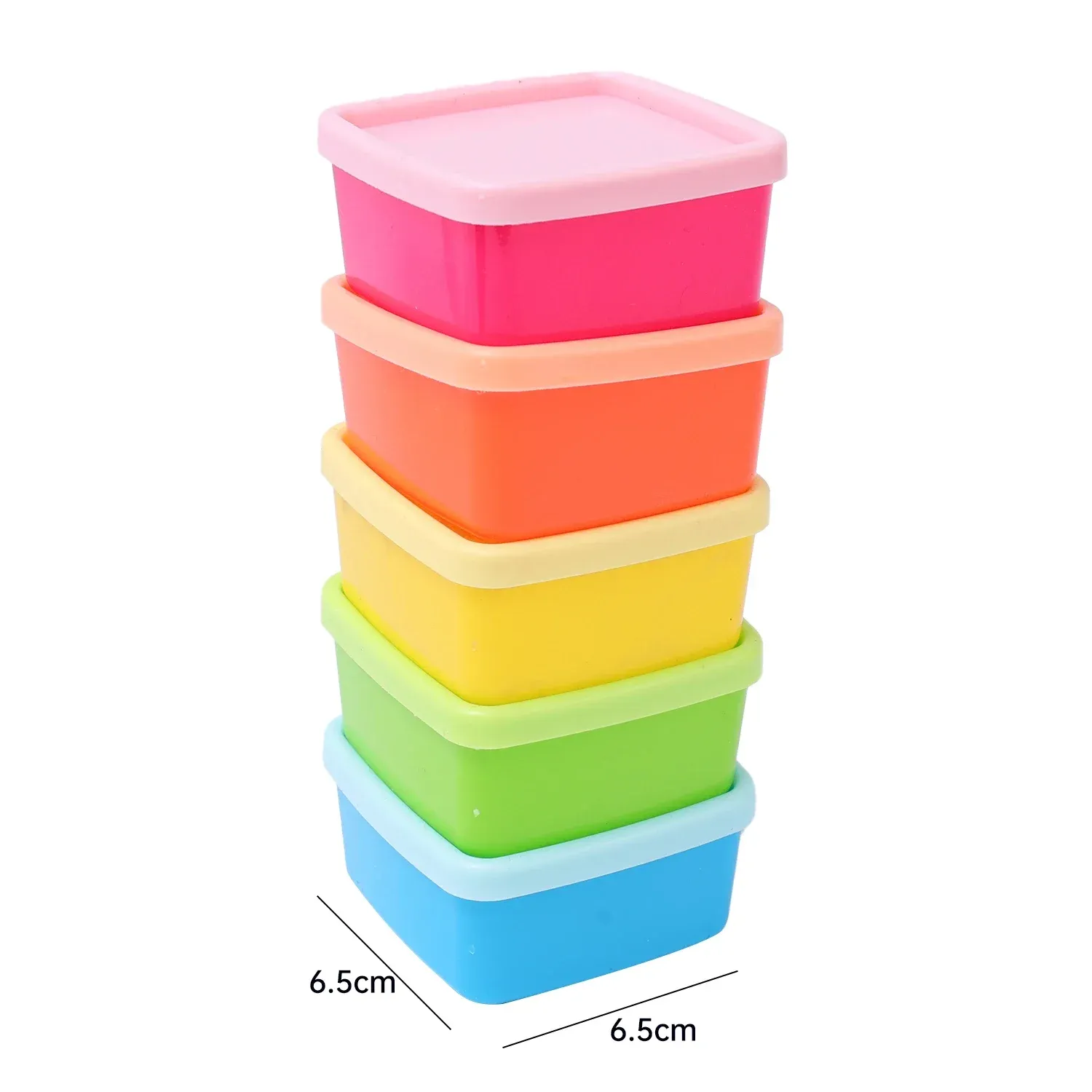 Mini boîtes à sauce portables (lot de 5 à 10) pour pique-nique, bento et boîte à déjeuner, format pratique pour ketchup, vinaigrette et condiments 8