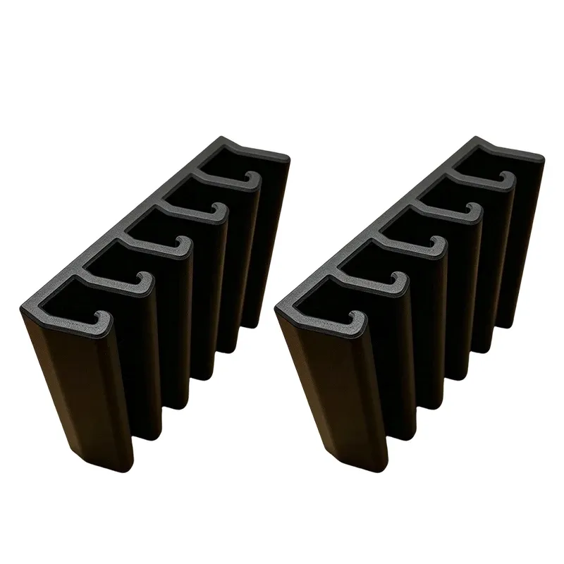 Support mural multi-emplacements robuste pour couvercles de contenants alimentaires, organisateur de rangement pour armoire de cuisine, support de fixation en plastique 9