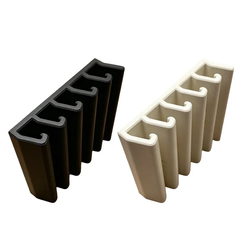 Support mural multi-emplacements robuste pour couvercles de contenants alimentaires, organisateur de rangement pour armoire de cuisine, support de fixation en plastique 7