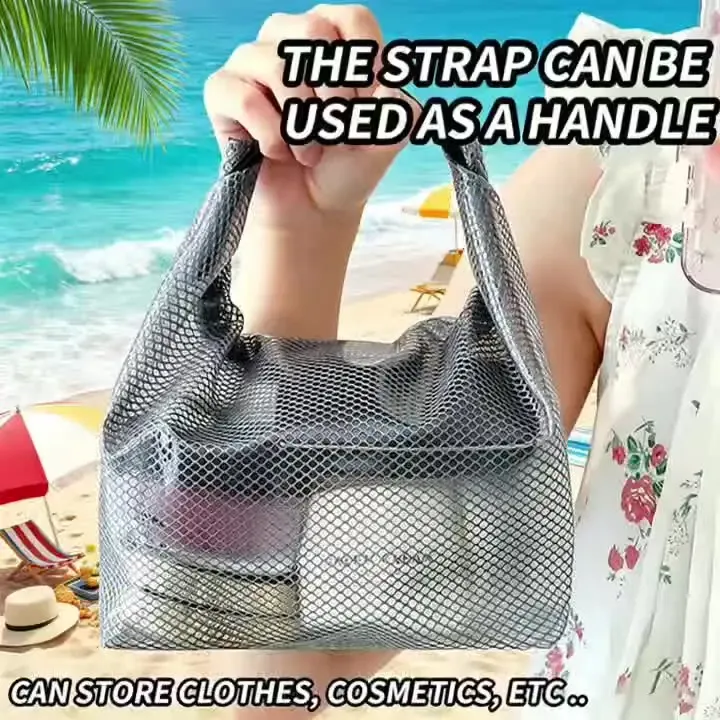 Sac de toilette de voyage imperméable en vue d'ensemble