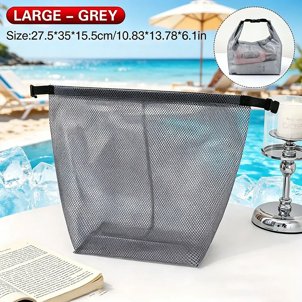 Sac de toilette imperméable, finition des coutures