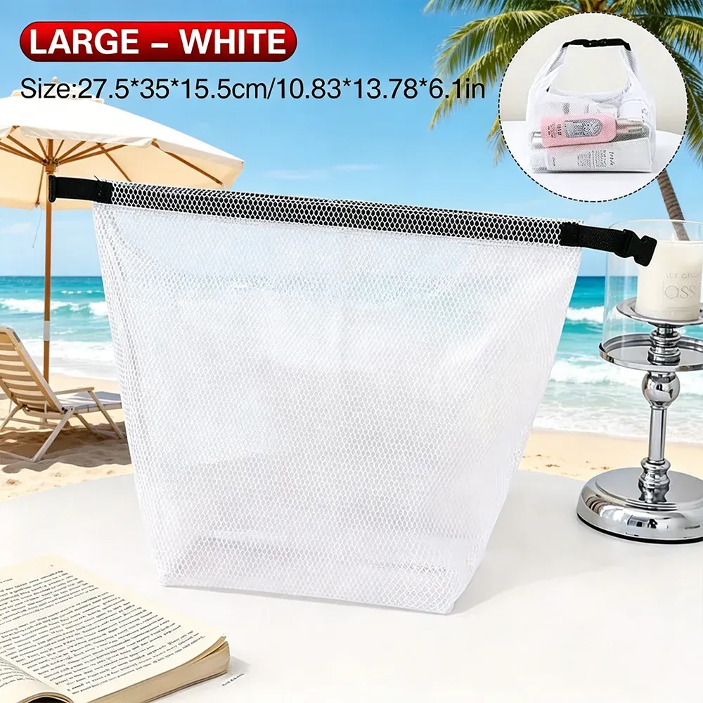 Trousse de toilette de voyage imperméable et portable, pour hommes et femmes, pochette de rangement pour la gym et la natation 7