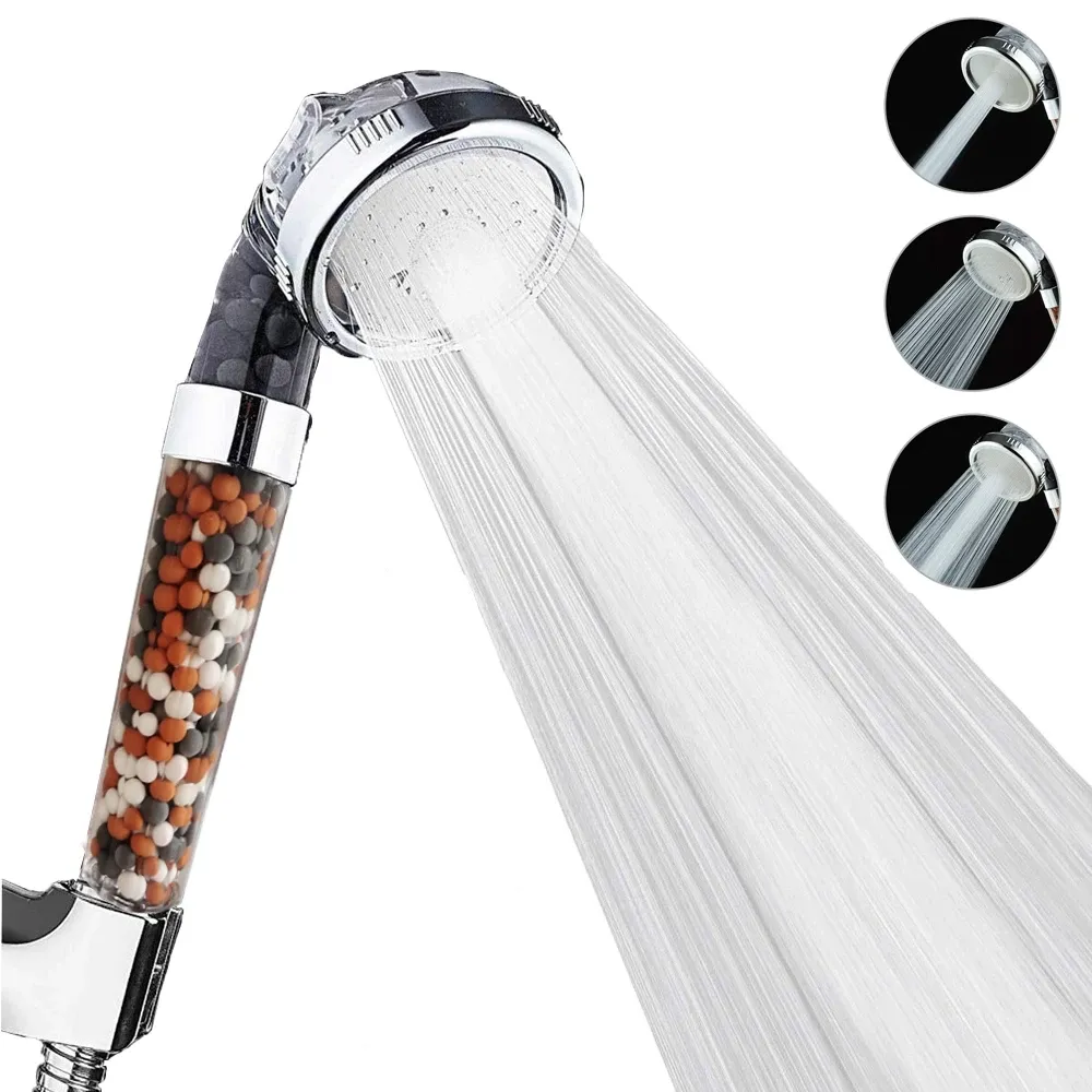 Zhangji – Pommeau de douche SPA haute pression à 3 fonctions, économie d'eau et filtre à anions - Image 1