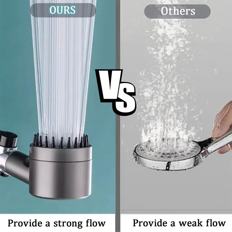 Filtre de douche à quatre modes avec pommeau massant 3