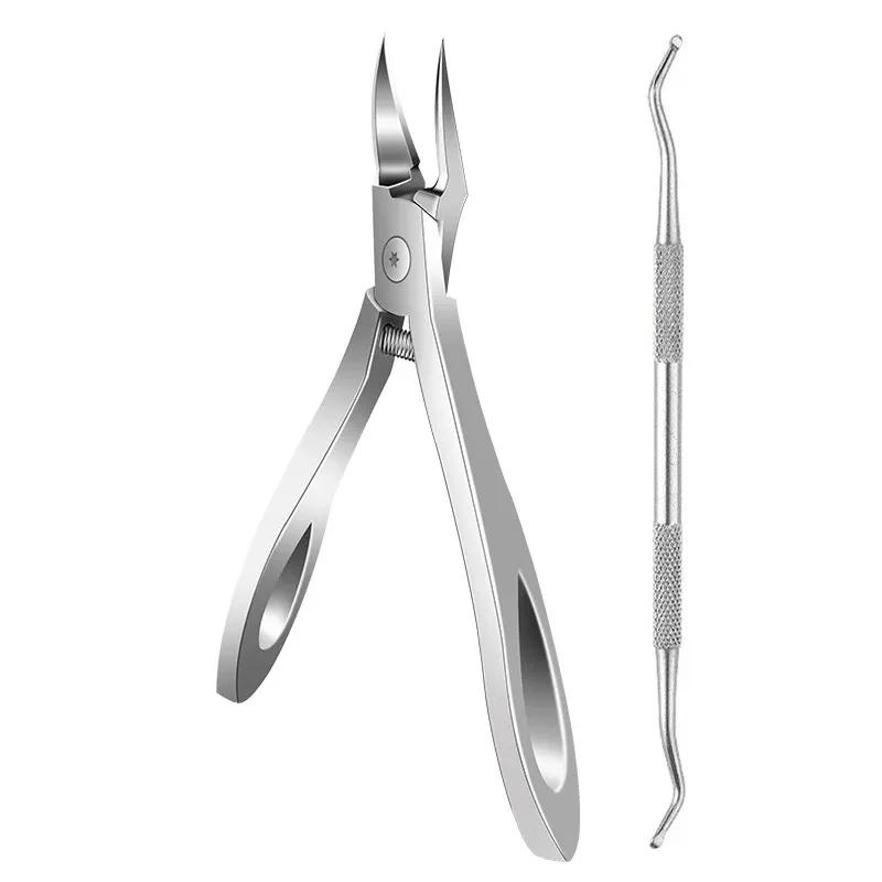 Coupe-ongles pour ongles incarnés ou épais, coupe professionnelle, lame courbe, ciseaux de manucure 8