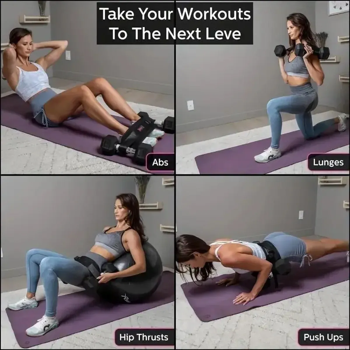 Détail de la ceinture de taille lestée