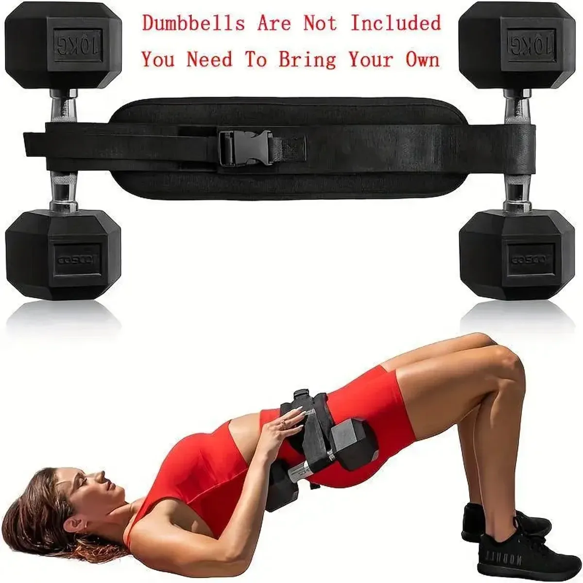 Ceinture de taille lestée réglable pour le remodelage des hanches et l'entraînement à domicile 8
