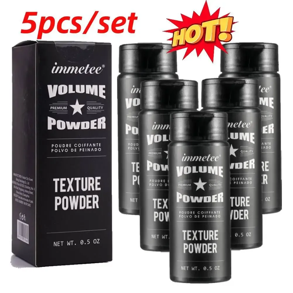 Poudre volumisante et matifiante pour cheveux, lot de 5 1