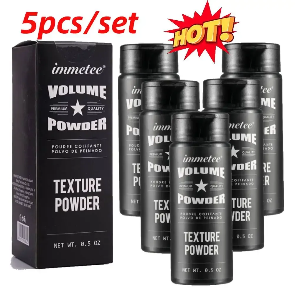 Poudre volumisante et matifiante pour cheveux, lot de 5 7