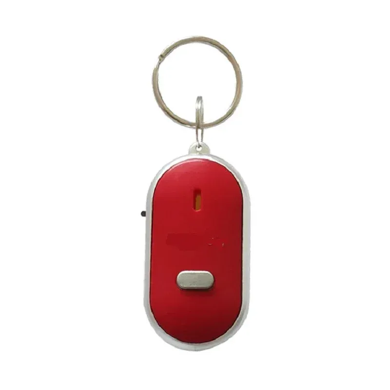 Porte-clés anti-perte avec alarme sonore et lumineuse, localisateur de clés, contrôle du son, détecteur intelligent avec sifflet LED, idéal en cadeau pour homme et femme 8