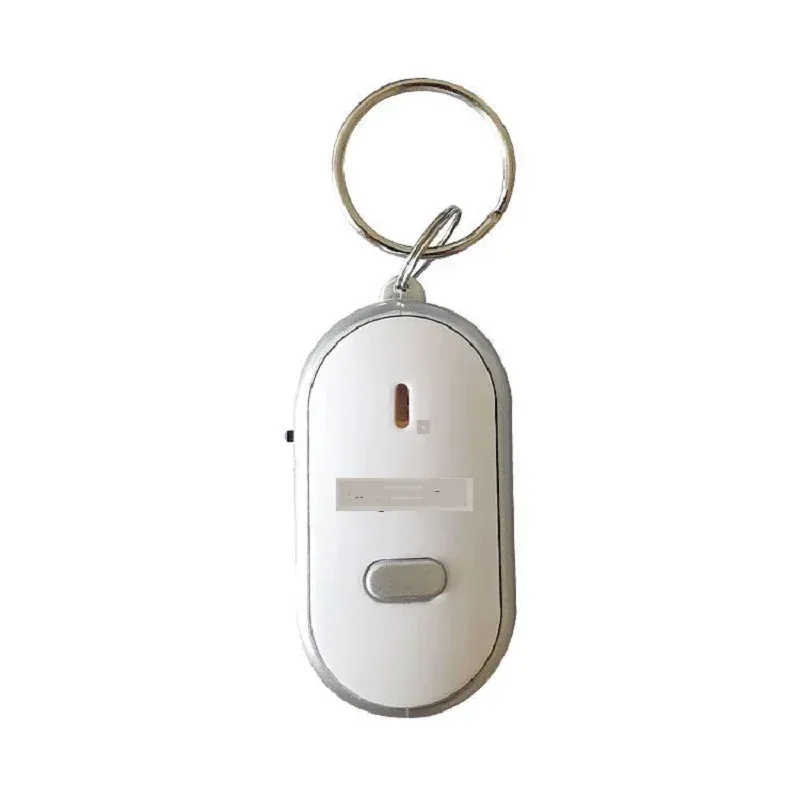 Porte-clés anti-perte avec alarme sonore et lumineuse, localisateur de clés, contrôle du son, détecteur intelligent avec sifflet LED, idéal en cadeau pour homme et femme 7