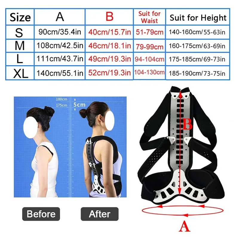 Correcteur de posture, coussinet de poitrine amovible