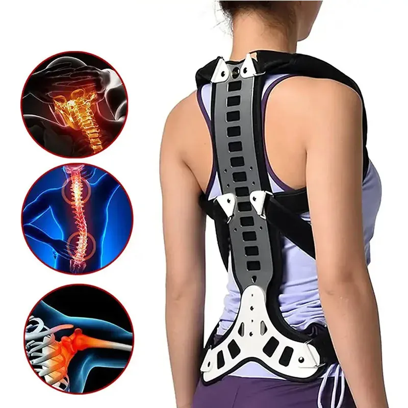 Correcteur de posture réglable pour femmes et hommes, vue détaillée