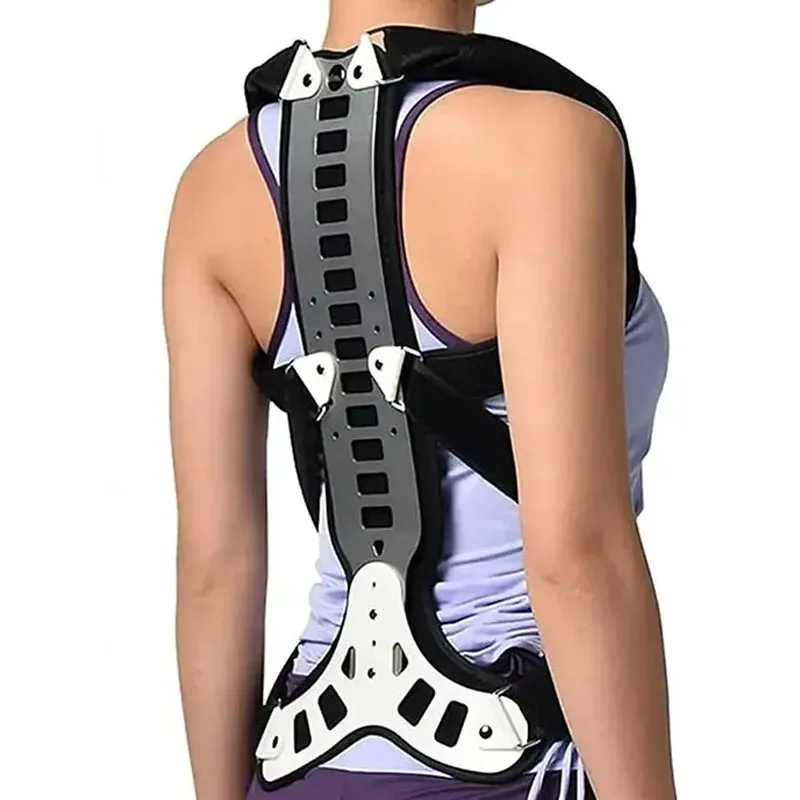 Correcteur de posture réglable pour femmes et hommes, redresseur de dos et soutien de la colonne vertébrale 7