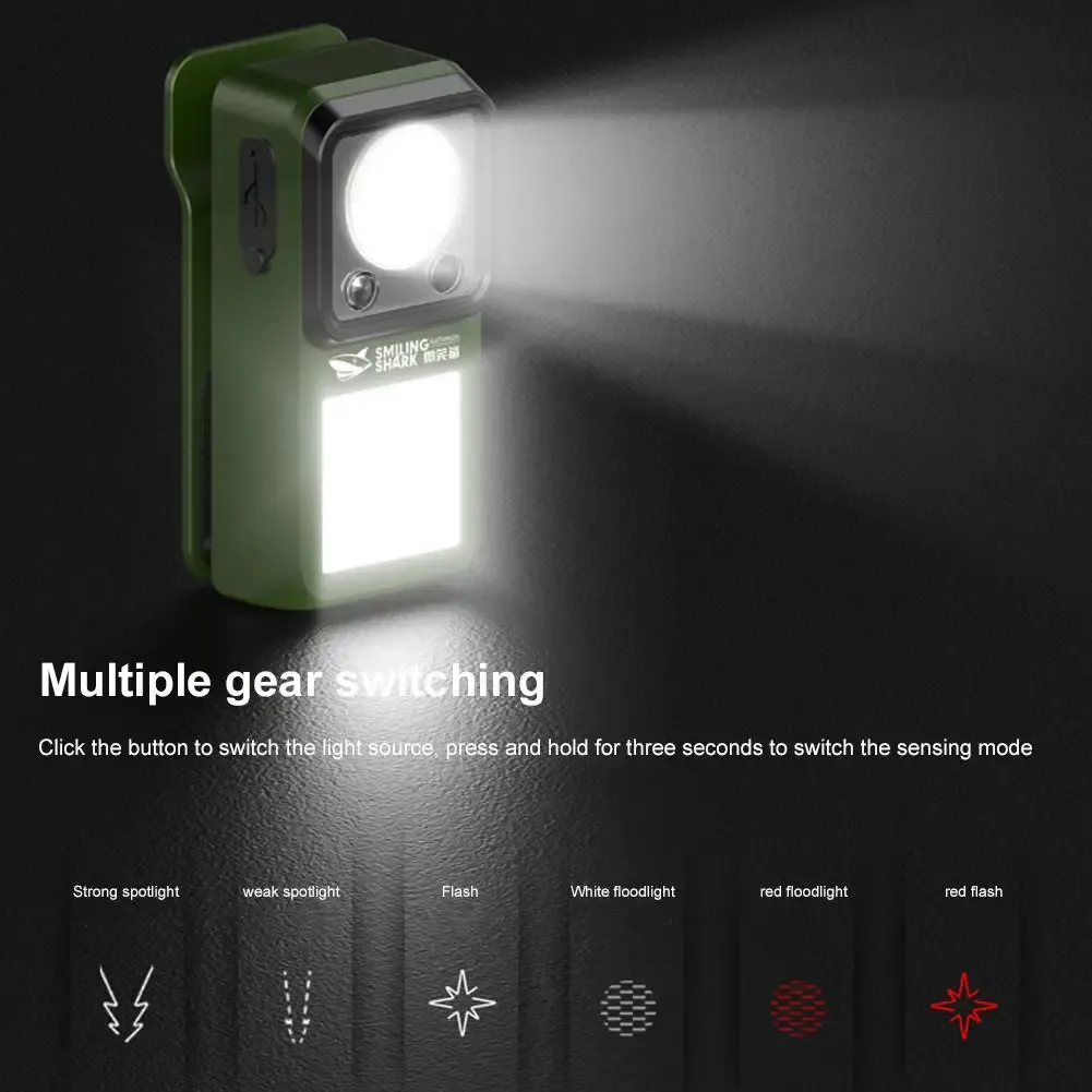 Lampe torche LED rechargeable à fixation magnétique – Lampe de travail longue durée pour le camping, la randonnée, les urgences et la réparation automobile 3