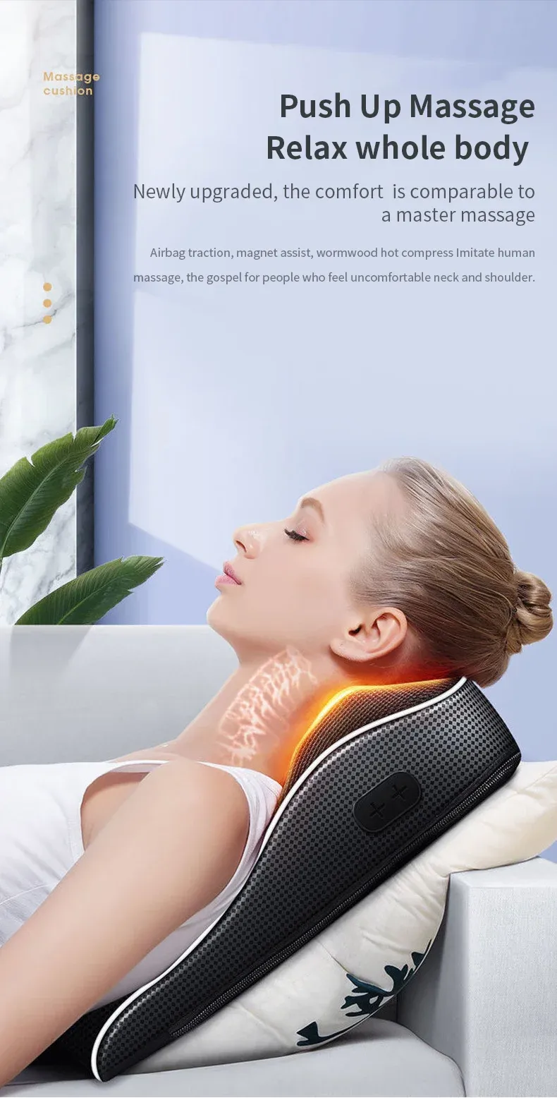 Coussin de massage en contexte de détente