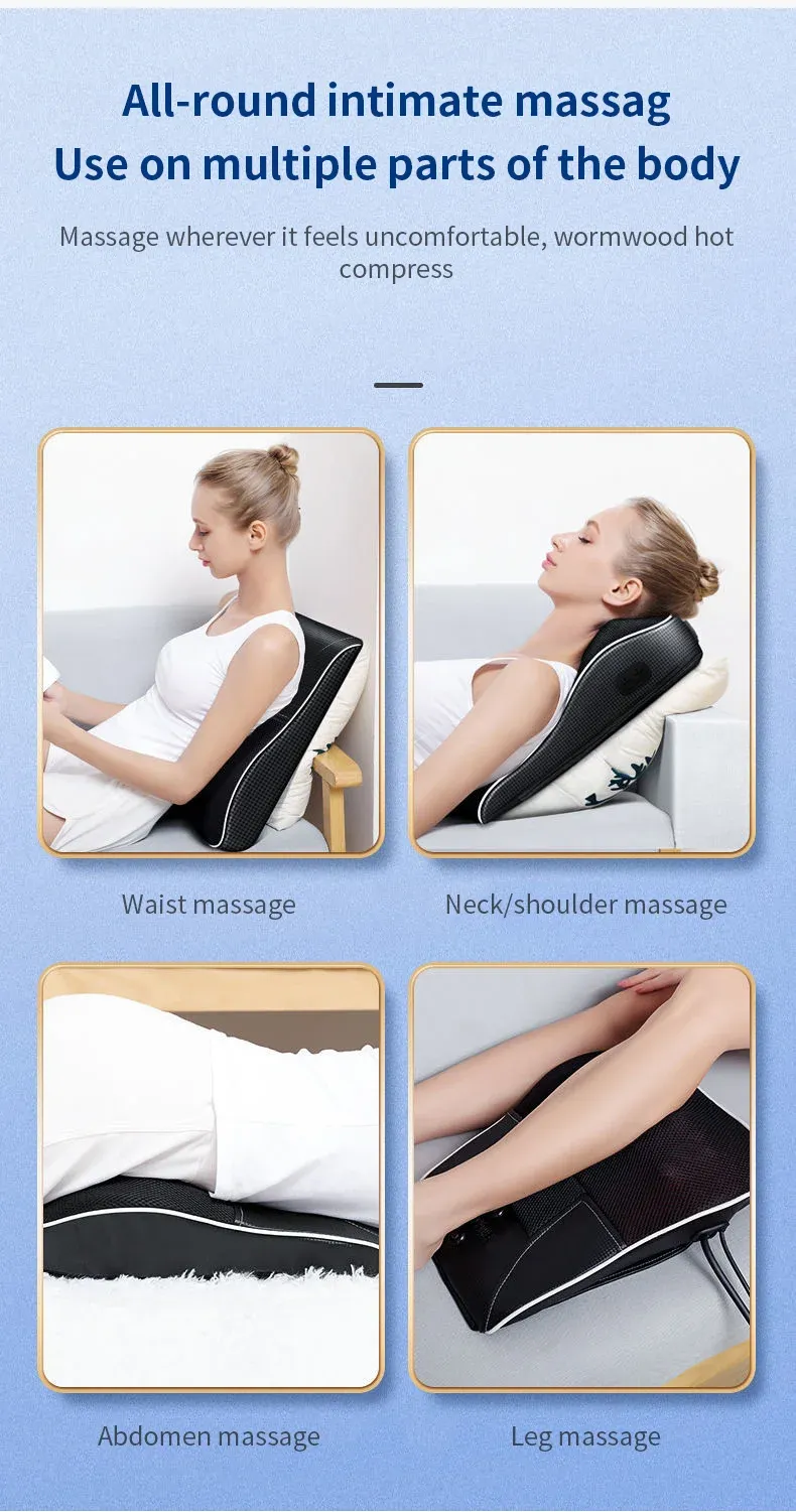 Coussin de massage en situation d'usage