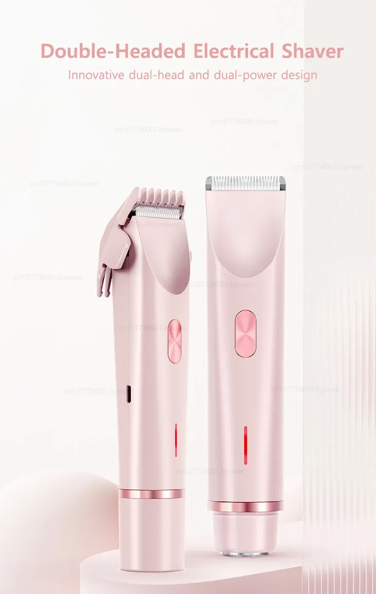 Rasoir femme, détail de la finition