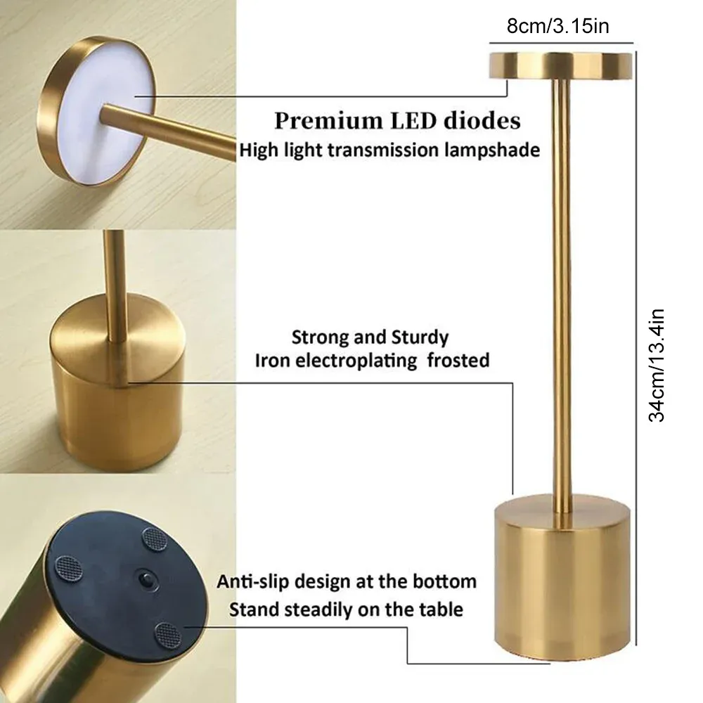 Lampe de table LED dans un salon