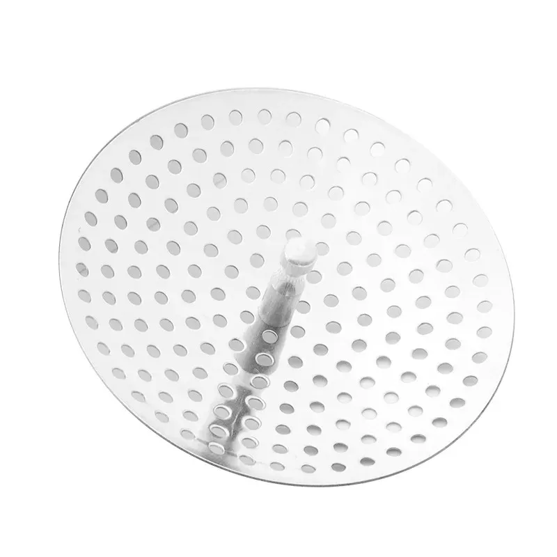 Bouchon de crépine d'évier de cuisine, crépine de vidange de remplacement en acier inoxydable, capteur de cheveux pour baignoire, panier anti-débris pour bonde, accessoire de salle de bain 5