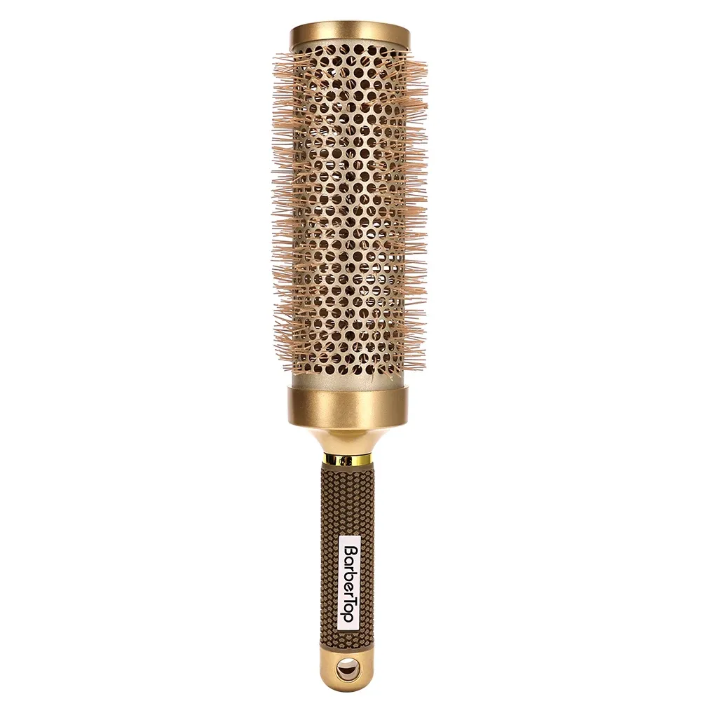 Brosse à cheveux extra longue 35 cm résistante à la chaleur, volumisante, pour salon professionnel 17