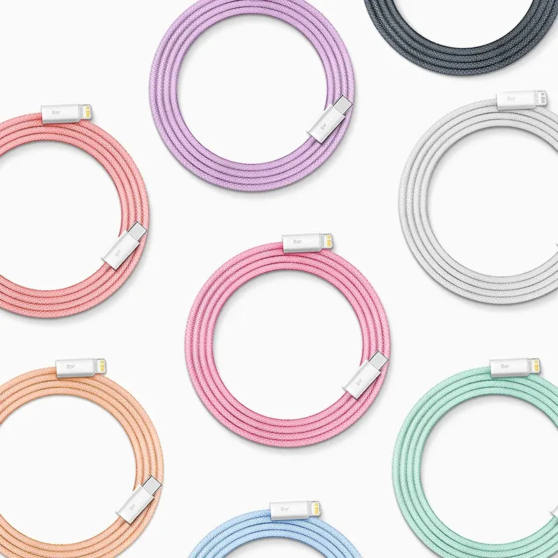 Câble USB-C Baseus pour iPhone 14, 13, 12, 11 Pro Max, XS, Plus, câble de charge rapide 20 W et 30 W, câble de données Type-C pour iPad et MacBook 2