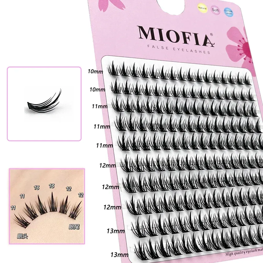Détail des cils anime en vison naturel