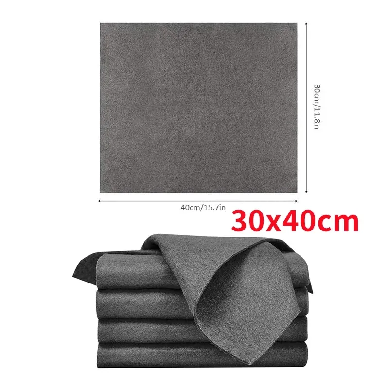 Chiffon magique en microfibre épais pour vitres, sans traces, réutilisable pour le nettoyage du verre et de la cuisine 9