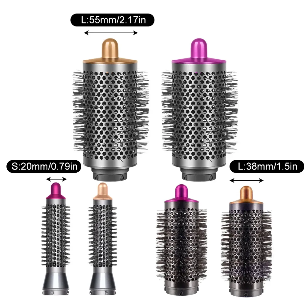 Brosse ronde volumisante Dyson Airwrap, vue de présentation
