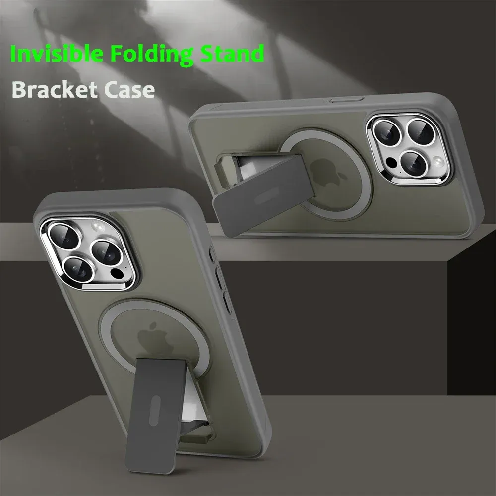 Support pliable de la coque en position ouverte