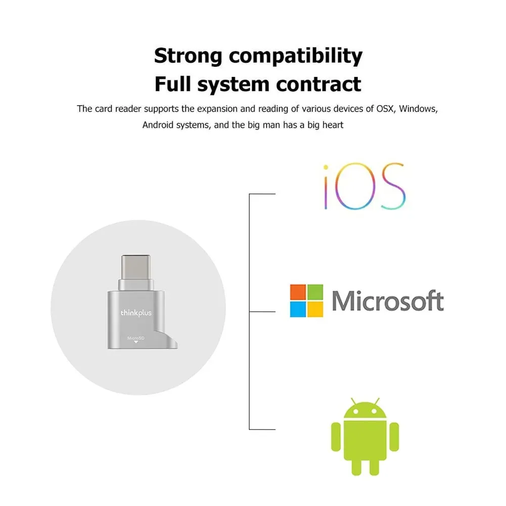 Connecteur USB Type-C du lecteur de carte Lenovo ThinkPlus