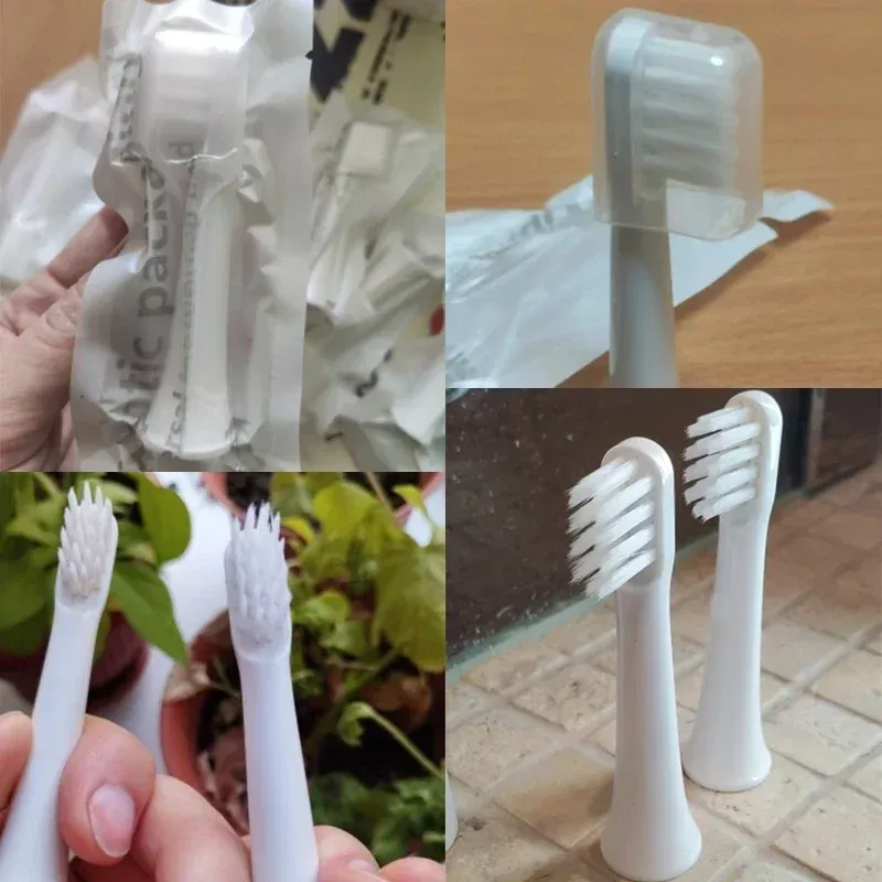 Détail des têtes de brosse de rechange